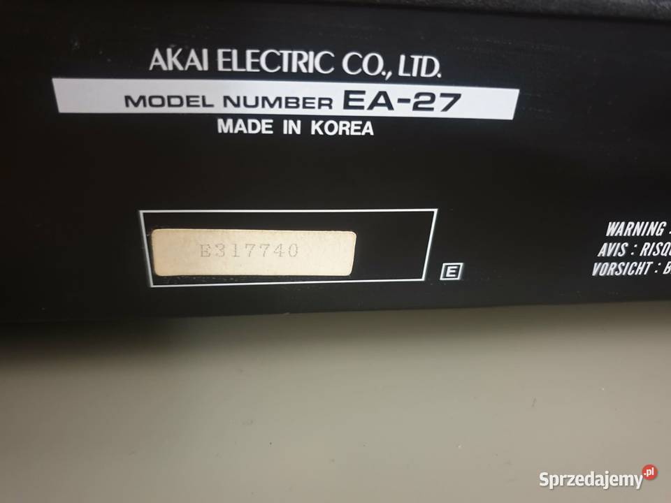 Akai ea27 korektor graficzny duża wieża podkarpackie Leżajsk