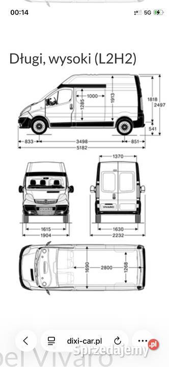 Opel vivaro Długi wysoki Rok produkcji 2005 Milanówek sprzedam