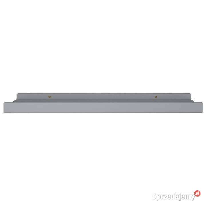 Półki ścienne na zdjęcia 2 szare 40x9x3 MDF Warszawa