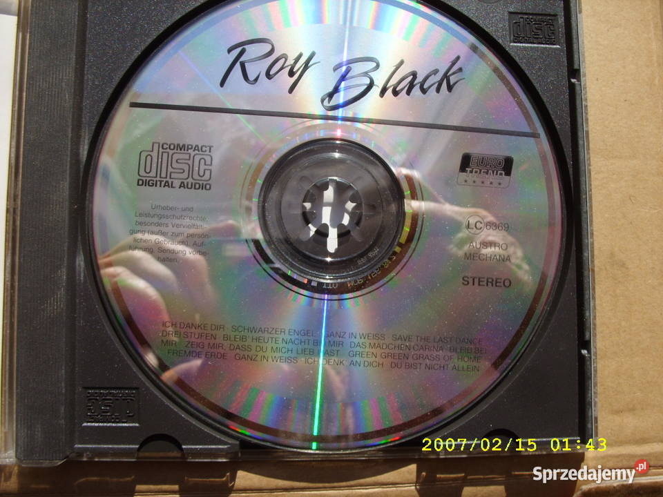 CDpop Roy Black2 plyty Wołów