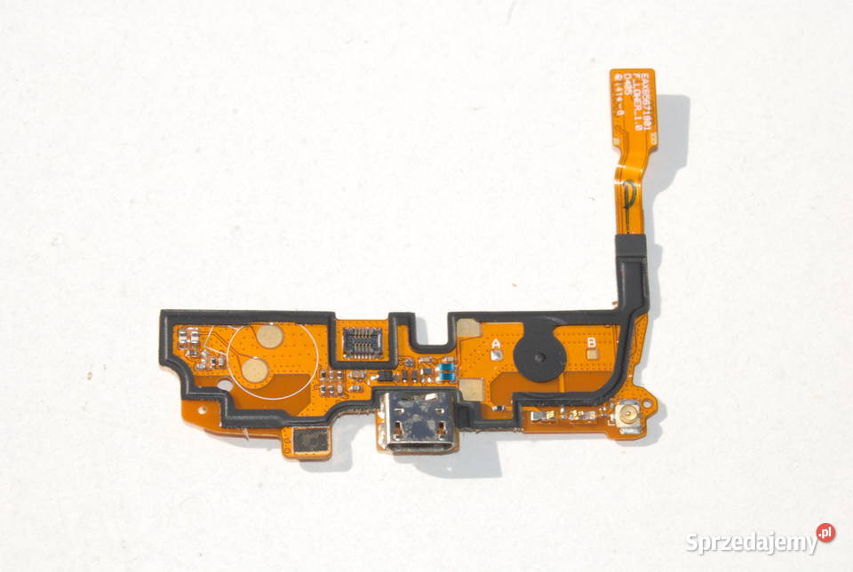 Oryginalna taśma flex gniazdo USB mikrofon do