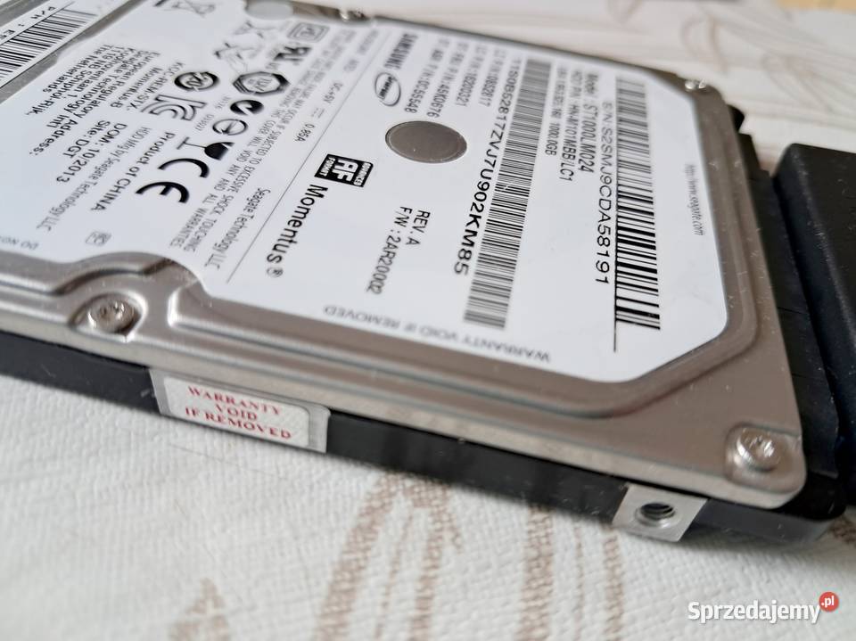 Dysk 25 cala 1TB 1000GB laptop komputer Dyski