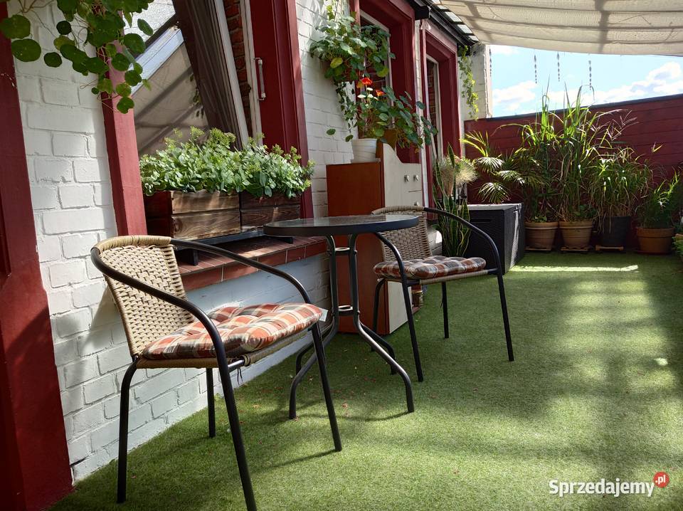 2-pok.ok.49m2  centrum /klimatyzacja/ duży taras z widokiem na zieleń.