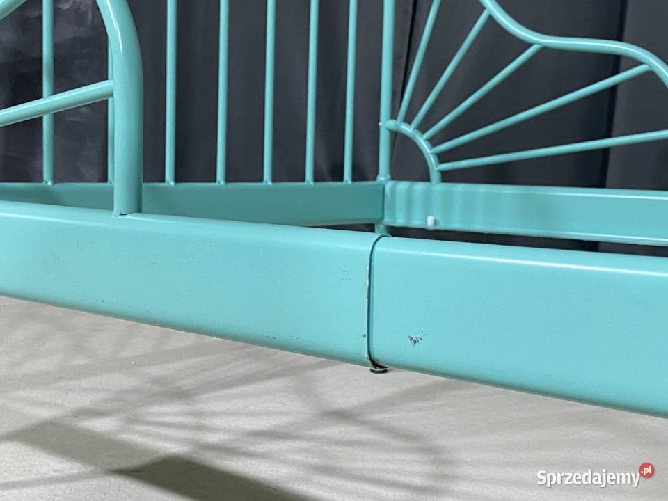 IKEA MINNEN łóżko rosnące rama łóżka turkusowe