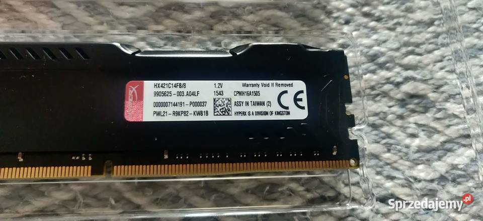 Pamięć RAM 32GB 4x8GB Kingston HyperX Fury DDR4 Pojemność 32GB Tokarnia
