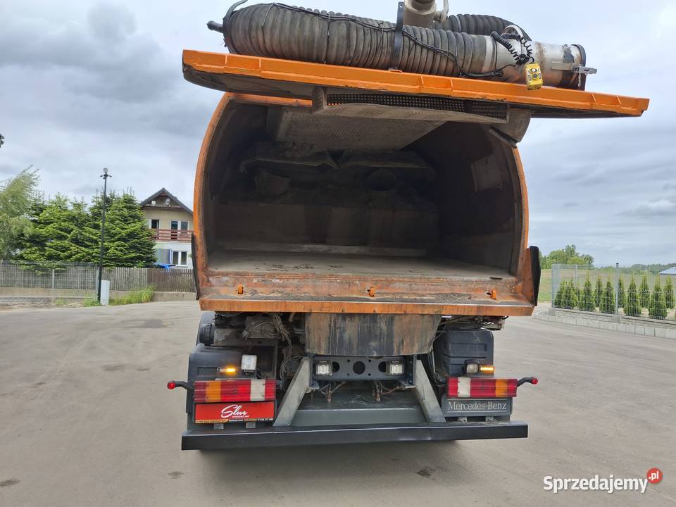 MercedesBenz Axor 1823 Zamiatarka Bucher ASR (kontrola trakcji) Sierakowice