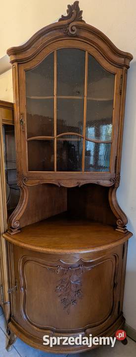 piękna narożna witryna ludwikowska orzech sklep Dąbrowa Górnicza