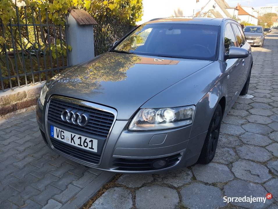 Audi A6 C6 20 TDI bogate wyposażenie srebrny Świnoujście