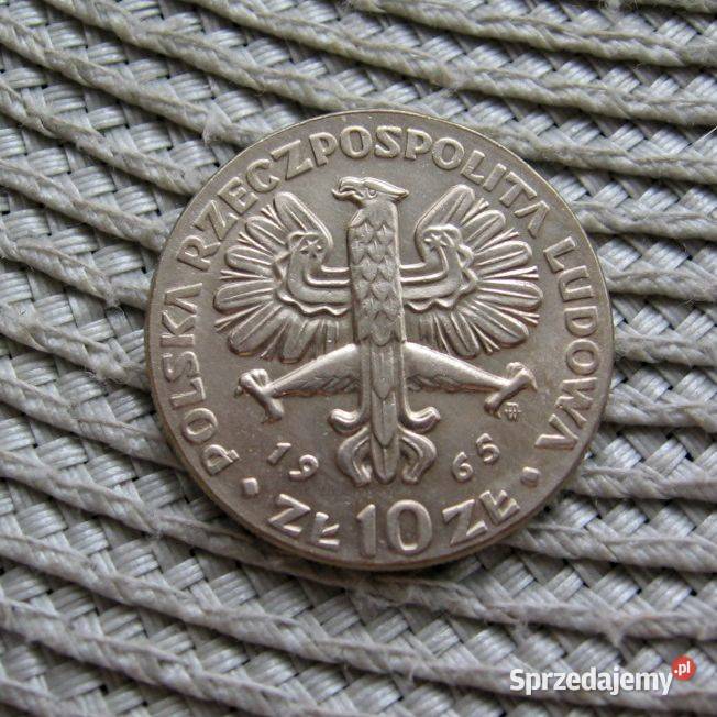 Polska 10 1965r VII Wieków Warszawy Nike Ładna wielkopolskie Kalisz
