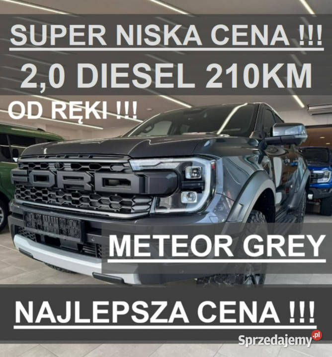 Ford Ranger Raptor Raptor 20 diesel 210 Roleta światła do jazdy dziennej Szczecinek