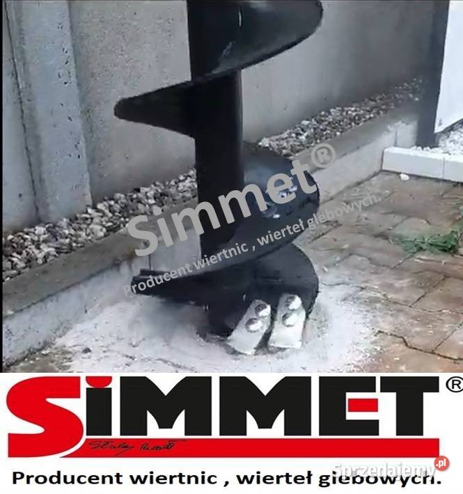 Wiertło glebowe widiowe Simmet fi 250 mm małopolskie Kraków