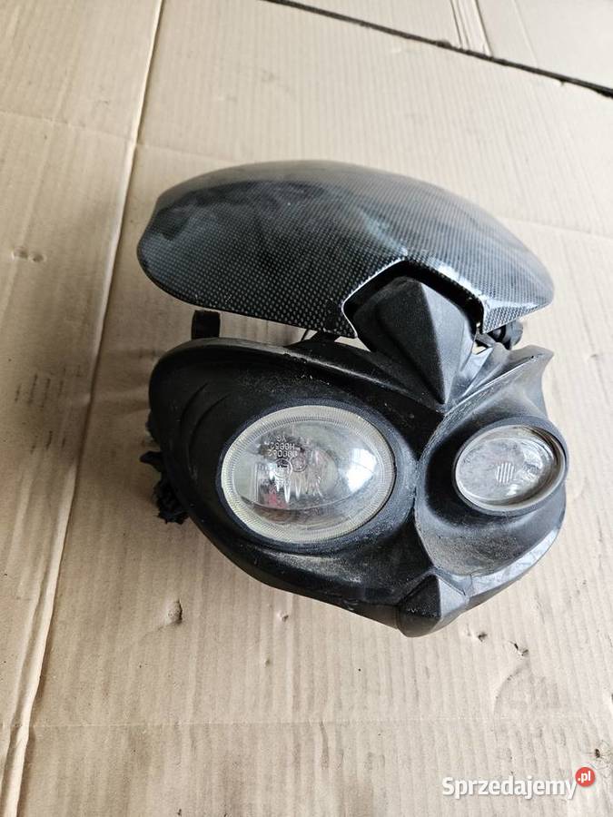 Lampa przod przednia reflektor Ufo cyklop carbon Rybarzowice sprzedam