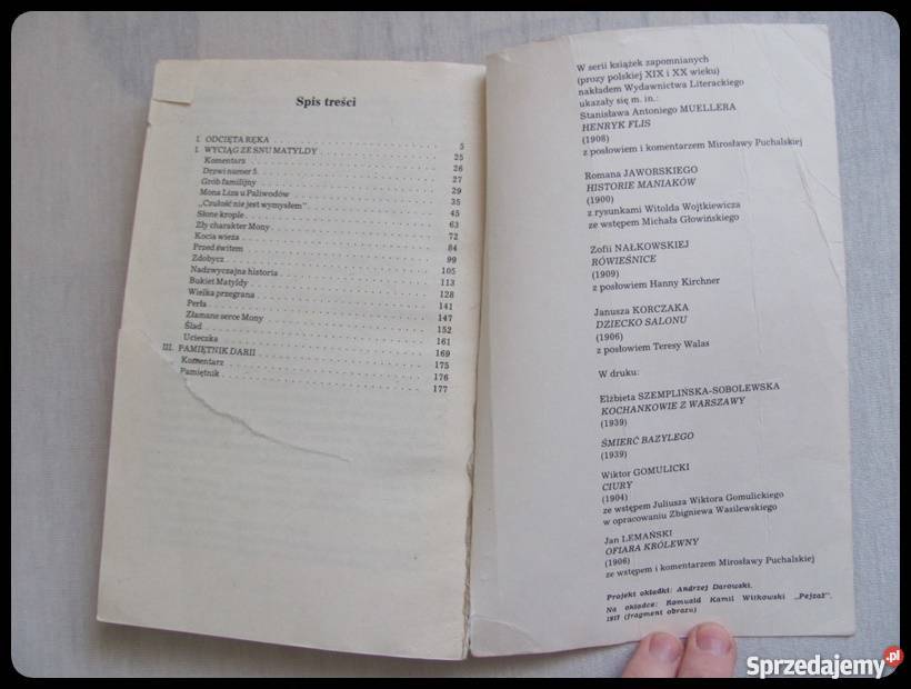 E Szemplińska Sobolewska Potrójny Ślad powieść Rok wydania 1984 mazowieckie Płock