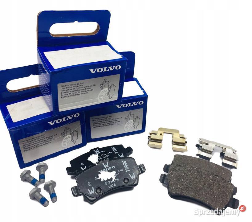 VOLVO S60 V60 S80 oryginal klocki hamulcowe tyl Gadgety motoryzacyjne Bielany Wrocławskie