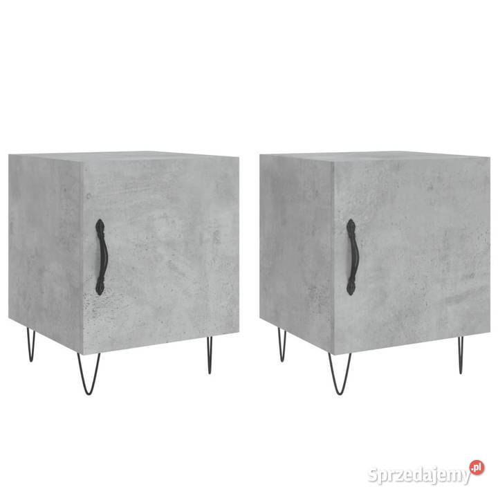 Szafki nocne 2 szarość betonu 40x40x50 WM827557 Warszawa
