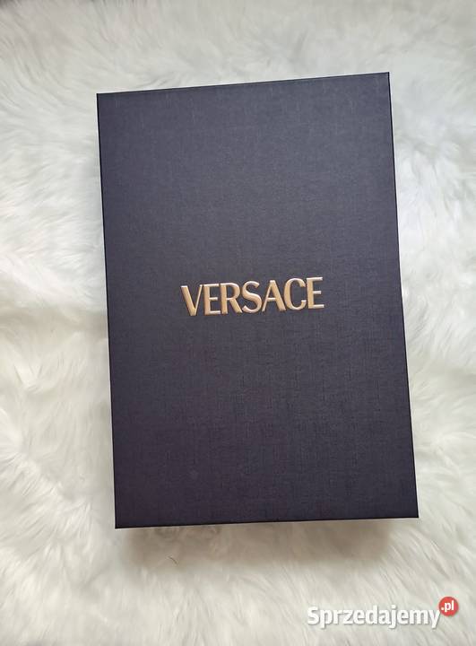 Pudełko Versace nowe oryginalne Czarne ze złotym