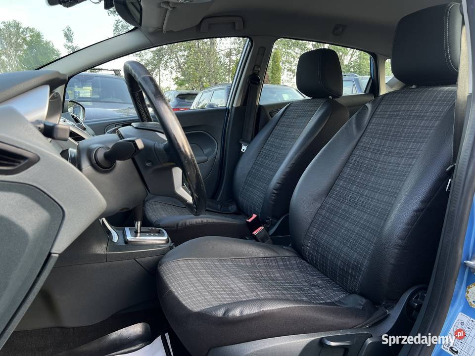 Ford Fiesta 2009 niebieski mazowieckie Warszawa