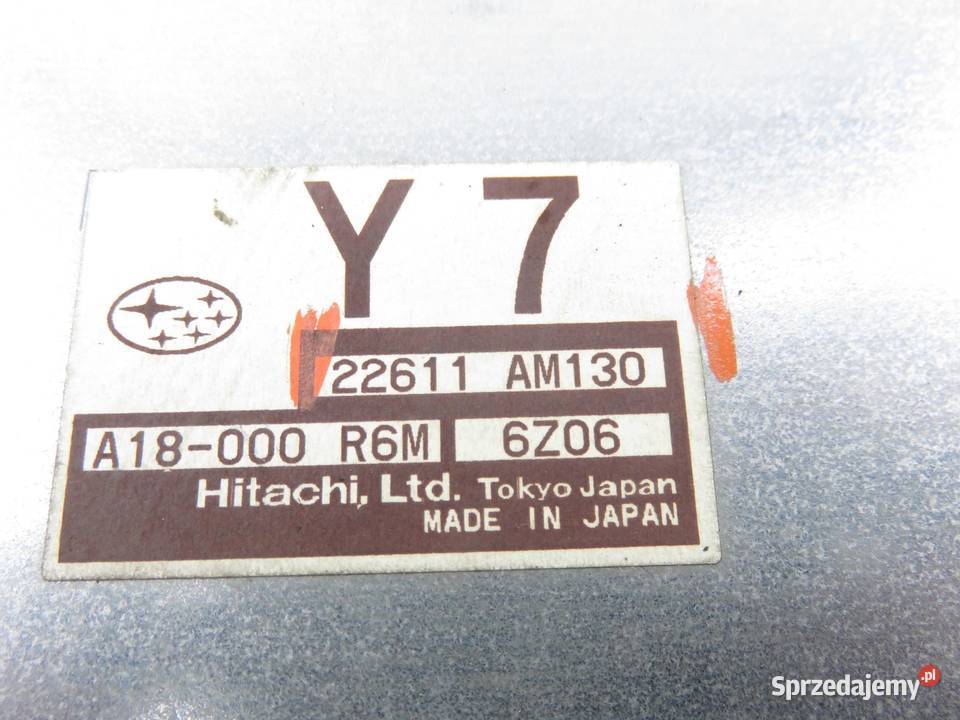 STEROWNIK SUBARU LEGACY IV 20 EJ20F BiFuel osobowe