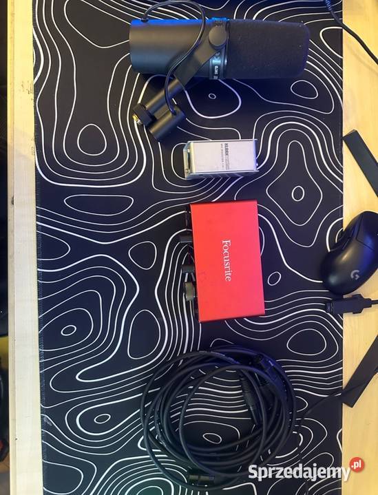 Shure SM7B Mic booster Focusrite Scarlett Solo Radom