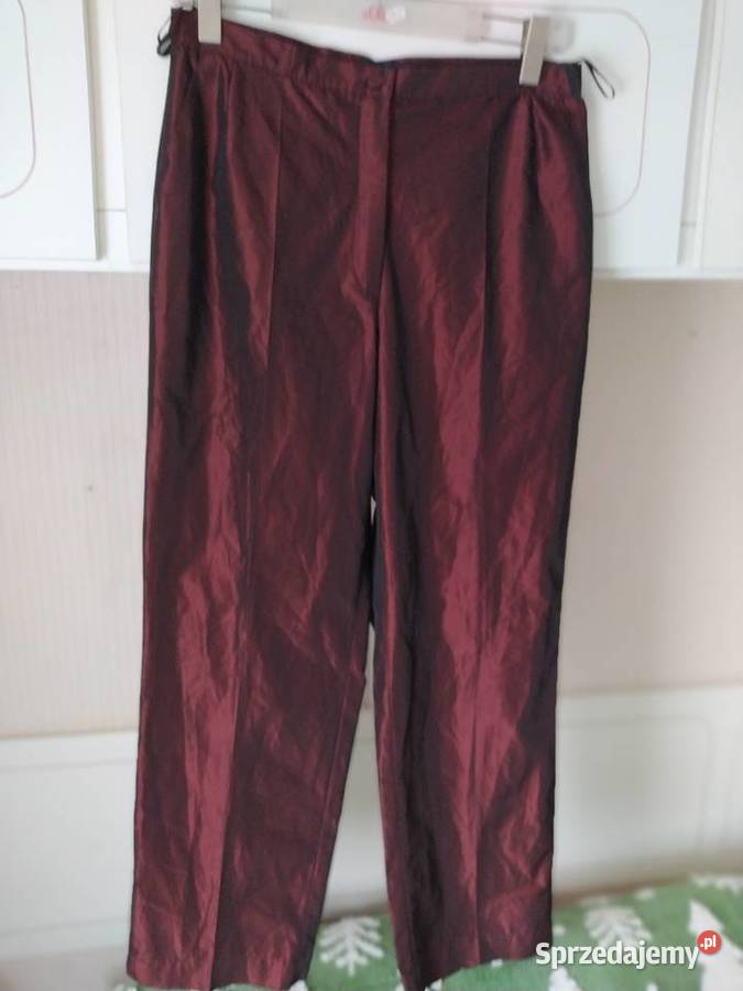 Spodnie burgundy Jejkowice
