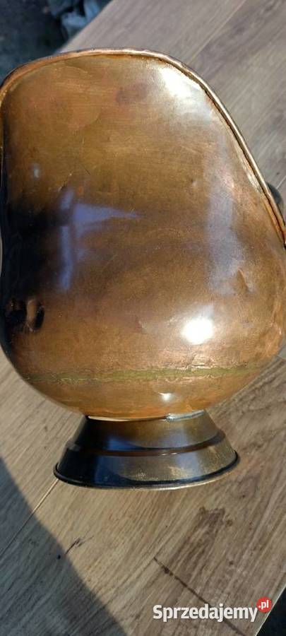 Miedziane naczynie garnuszek dzbanuszek Namysłów