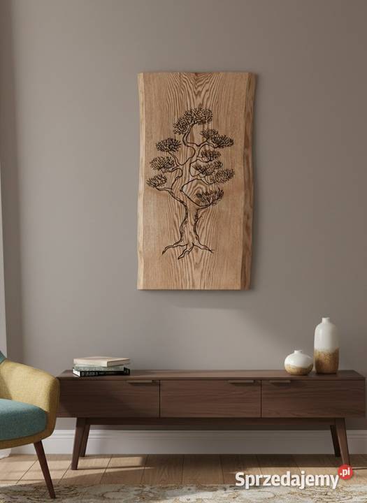 Drzewo Bonsai w jesionie Żywica 70x45 Loft Art Antyki, Sztuka, Kolekcje śląskie Żywiec sprzedam