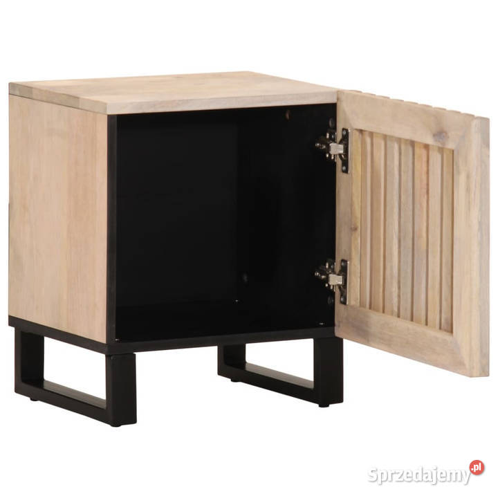 Szafka nocna 40x34x46 bielone drewno mango Warszawa