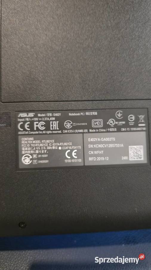 Laptop Asus E420Y 14 14-14.9" Dębice