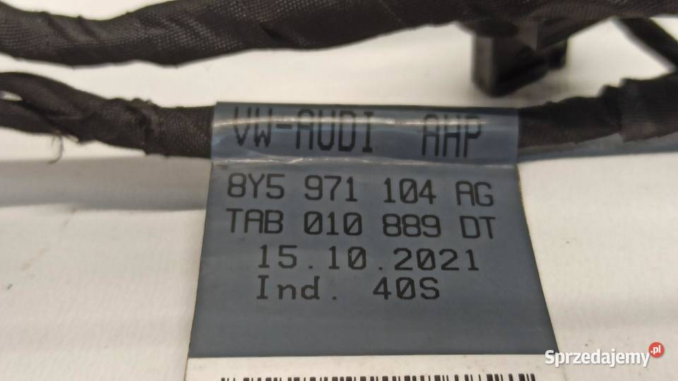 AUDI A3 8Y WIĄZKA ZDERZAKA PDC TYŁ 8Y5971104AG