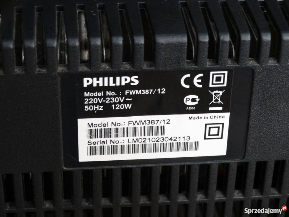 Wieża Philips z USB mp3 RDS sprawna WYSYŁKA Jasło sprzedam