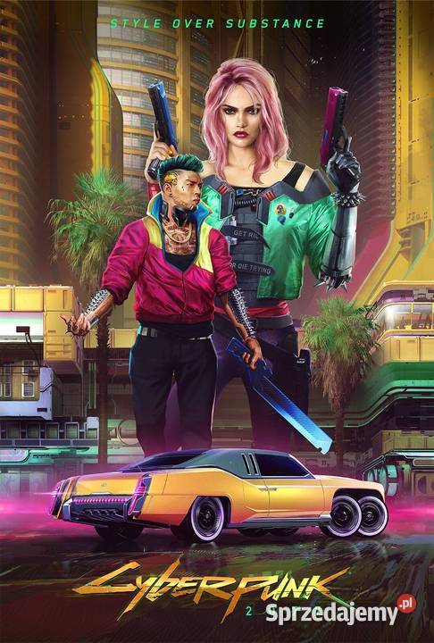 Cyberpunk 2077Oryginalne metalowe plakatyUNIKAT Leszno