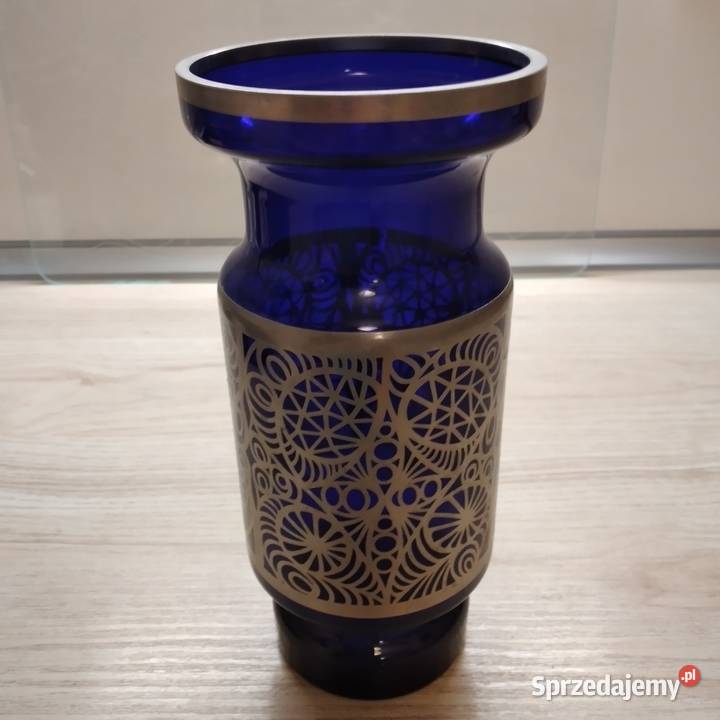 wazon Hortensja PRL Porcelana i szkło Bukowno