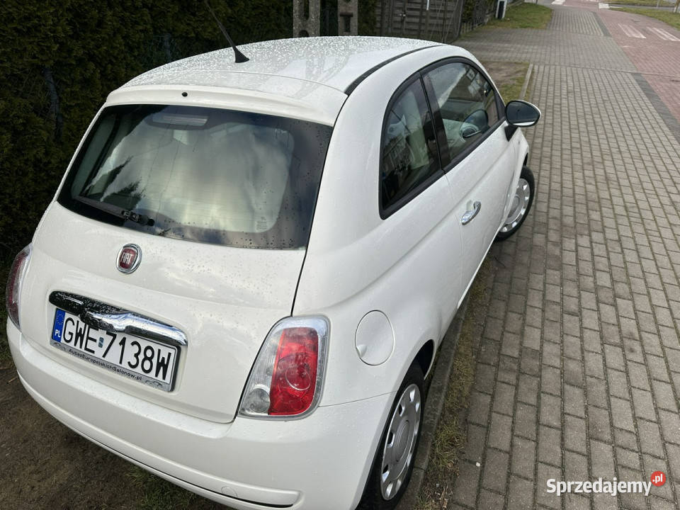 Fiat 500 KlimatyzacjaIsofixOpony wielosezonowe czujnik zmierzchu Wejherowo