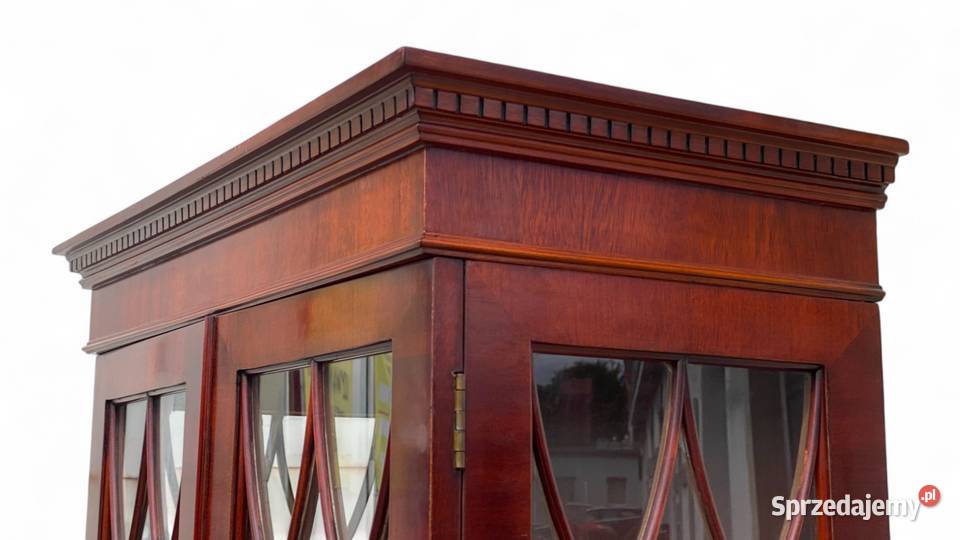 Angielska mahoniowa biblioteczka z pomocnikiem i Meble zachodniopomorskie Gryfice sprzedam