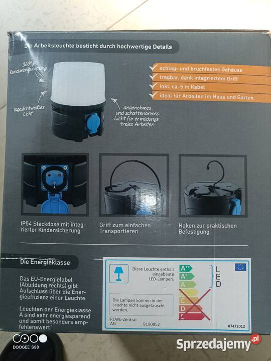 Lampa budowlana led Wszemirów