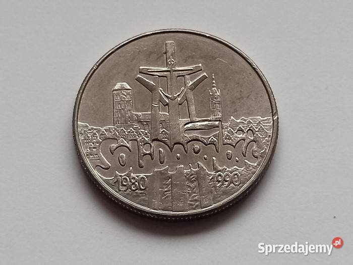 Moneta 10000 10 rocznica powstania Solidarności Koszalin sprzedam