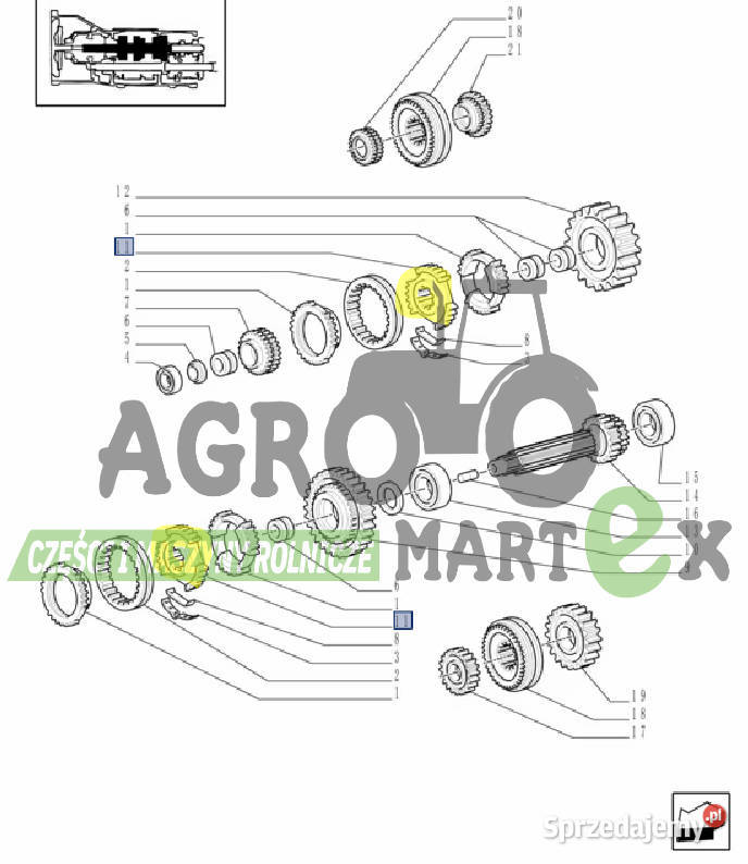 5138221 82982325 5135362 5104321 KOŁO ZĘBATE CNH Wichrów