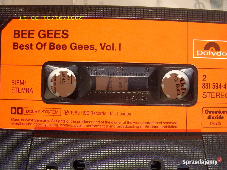 BEST OF BEE GEEST VOL 1POP kaseta 1 płyta Wołów