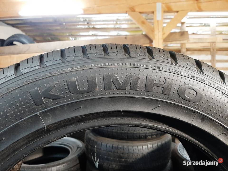 2x Opona UŻYWANA ZIMOWA 22555R17 KUMHO 149 Zaścianki