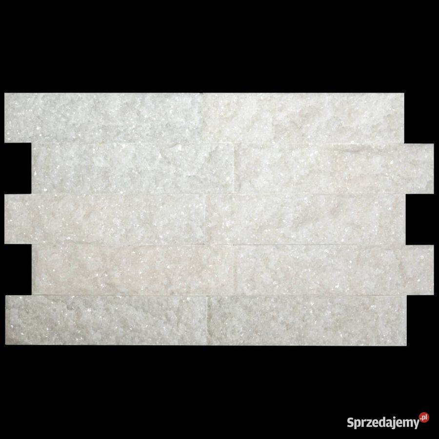 Płytka marmur kwarcyt Crystal White Kamień małopolskie Kraków
