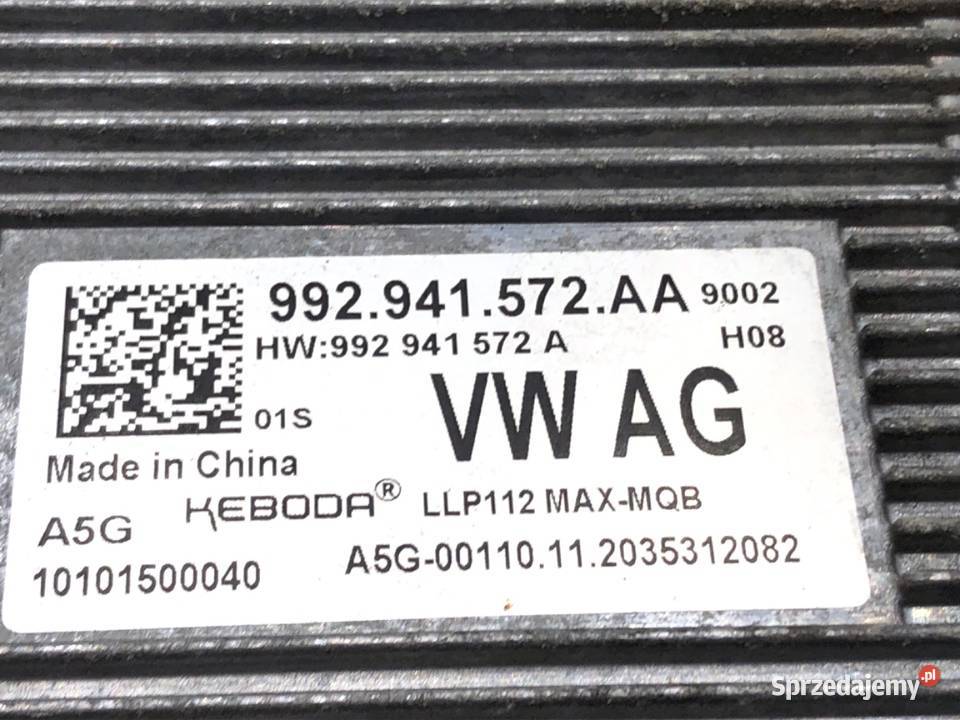 PRZETWORNICA XENON VW ARTEON 992941572AA MODUŁ