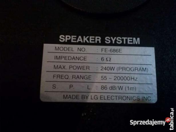Kolumny Lg FE686E Polkowice