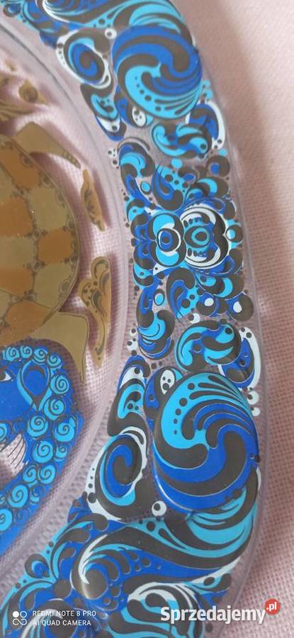 Patera Rosenthal w szkle 1979 r Zaprojektowany pomorskie Gdańsk