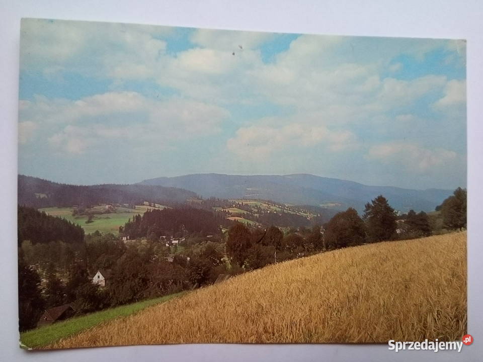 Pocztówka Brenna 1983r Znaczek Dąbrowa Górnicza