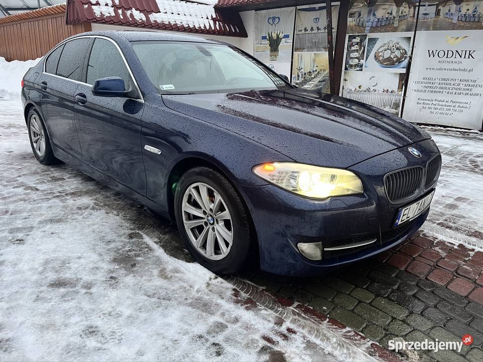 BMW F10 520d radar duża Navi hak automat 8hp reflektory ksenonowe Łódź