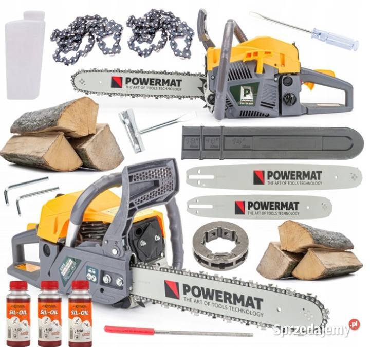 PIŁA SPALINOWA PILARKA ŁAŃCUCHOWA 6 ZESTAW XXL
