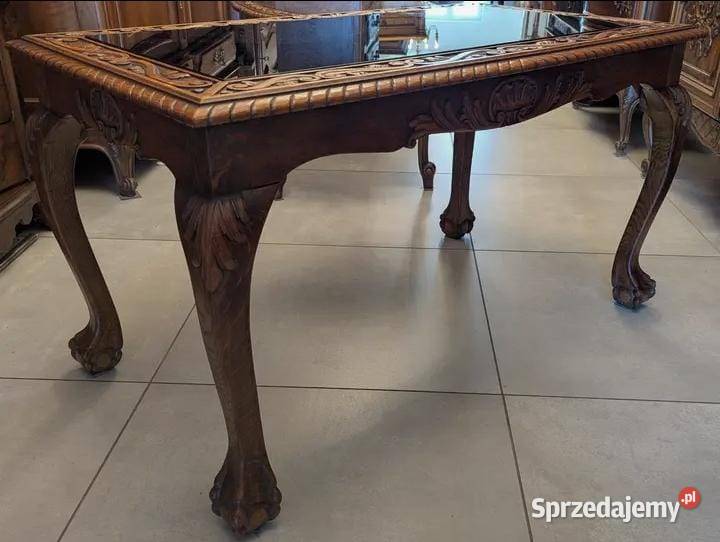 Wspaniały dębowy stolik na Iwich łapach lubelskie Kraśnik
