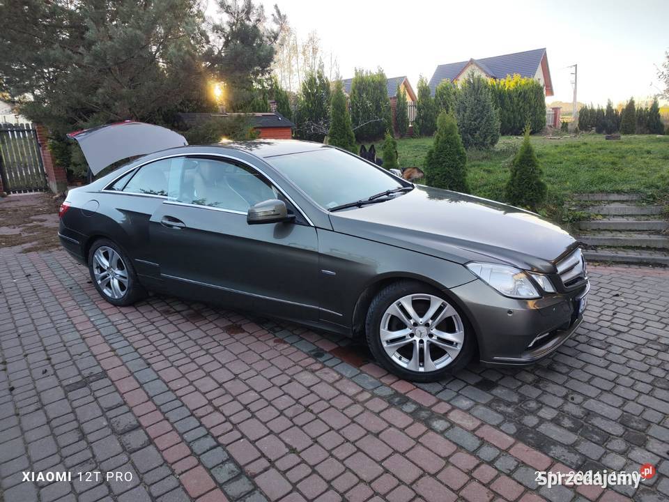 piękny Mercedes klasa E komputer pokładowy pomorskie Przodkowo