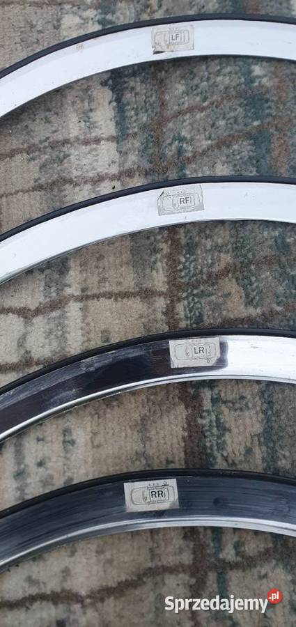 Peugeot 206 cc nakładki na błotnikinadkola chrom Wałbrzych