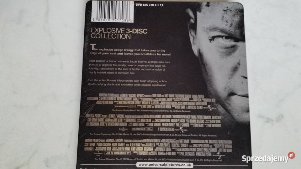The Ultimate Bourne Collection Matt Damon 3dvd Puławy
